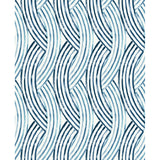 2969-26027 Zamora Blue Brushstrokes Wallpaper