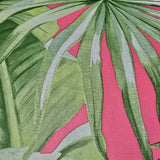 2969-26055 Alfresco leaves Palm Leaf Wallpaper pink green Jungle Tropical Floral 