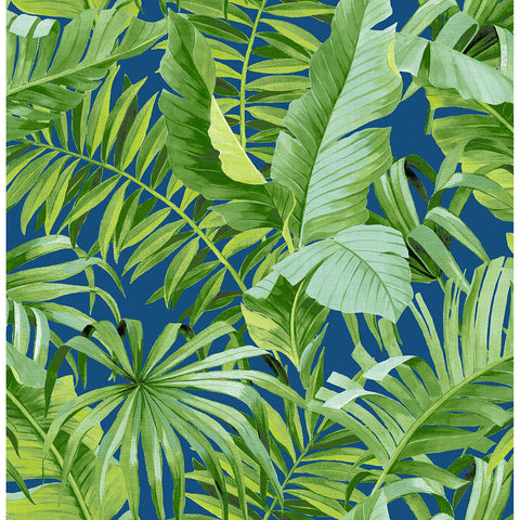  2969-26056 Alfresco Jade Tropical Palm Wallpaper