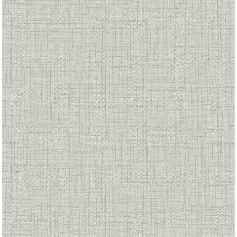 2969-26057 Jocelyn Grey Faux Fabric Wallpaper