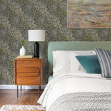 2970-13903 Sumner Brown Woodland Botanical Wallpaper