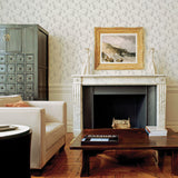 2970-26107 Robert Light Grey Clover Wallpaper