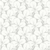 2970-26107 Robert Light Grey Clover Wallpaper