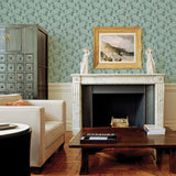 2970-26108 Robert Aqua Clover Wallpaper