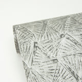 2970-26115 Wright Pewter Textured Triangle Wallpaper
