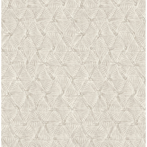 2970-26117 Wright Platinum Textured Triangle Wallpaper