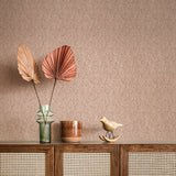 2970-26118 Wright Rose Gold Textured Triangle Wallpaper