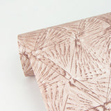 2970-26118 Wright Rose Gold Textured Triangle Wallpaper