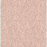 2970-26118 Wright Rose Gold Textured Triangle Wallpaper