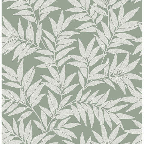 2970-26122 Morris Green Leaf Wallpaper