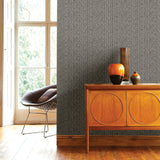 2970-26126 Mackintosh Charcoal Textural Wallpaper