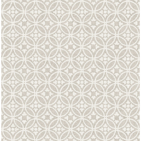 2970-26135 Larsson Grey Ogee Wallpaper