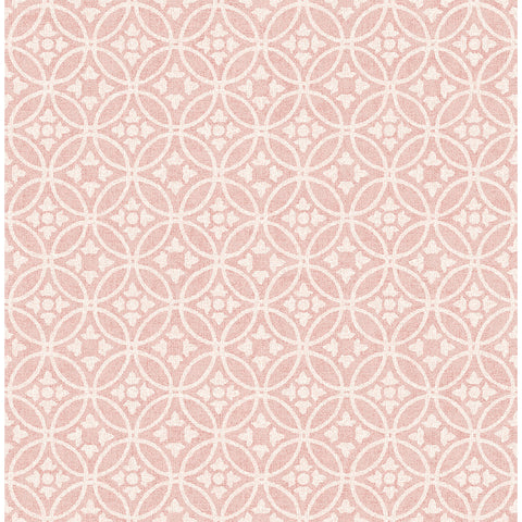 2970-26138 Larsson Pink Ogee Wallpaper