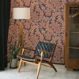  2970-26144 Butterfield Burgundy Floral Wallpaper
