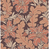  2970-26144 Butterfield Burgundy Floral Wallpaper