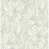 2970-87355 Selwyn Flock Sage Floral Wallpaper