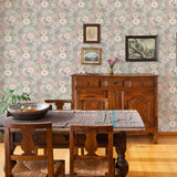 2970-87536 Voysey Pink Floral Wallpaper