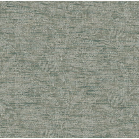  2971-86151 Lei Jade Etched Leaves Wallpaper