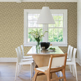 2971-86160 Ting Brown Abstract Woven Wallpaper