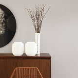 2971-86316 Meade White Fine Weave Wallpaper