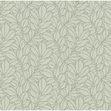 2971-86320 Coraline Green Leaf Wallpaper