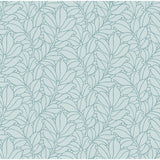 2971-86321 Coraline Teal Leaf Wallpaper