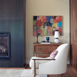 2971-86336 Terence Bone Pinstripe Texture Wallpaper