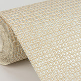 2972-54774 Aki Silver Paper Weave Basketweave Grasscloth Wallpaper