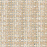 2972-54774 Aki Silver Paper Weave Basketweave Grasscloth Wallpaper