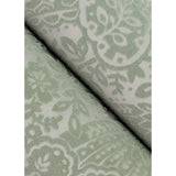 2973-87366 Maris Silver Flock Damask Wallpaper