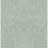 2973-87366 Maris Silver Flock Damask Wallpaper