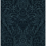 2973-87367 Maris Indigo Flock Damask Wallpaper