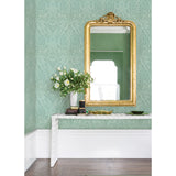 2973-87369 Maris Mint Flock Damask Wallpaper
