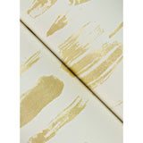2973-90203 Dwell Gold Brushstrokes Wallpaper