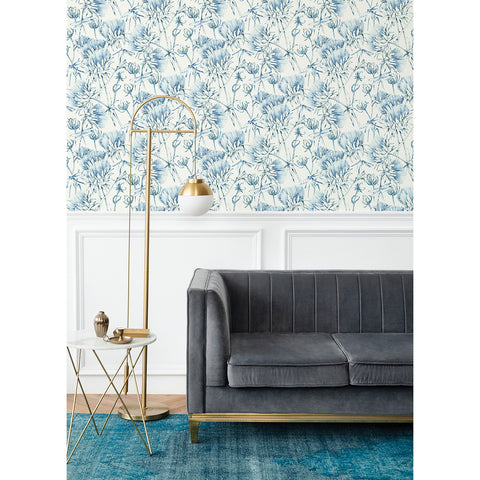 2973-90403 Mariell Blue Dragonfly Wallpaper