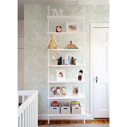 2973-90501 Finnley Green Inked Fern Wallpaper