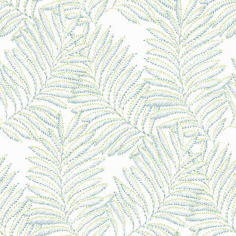 2973-90501 Finnley Green Inked Fern Wallpaper