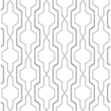  2973-90602 Rion Grey Trellis Wallpaper