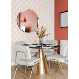 2973-90603 Rion Orange Trellis Wallpaper