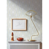 2973-90604 Rion Yellow Trellis Wallpaper