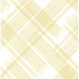 2973-90701 Zag Yellow Modern Plaid Wallpaper