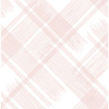 2973-90702 Zag Pink Modern Plaid Wallpaper
