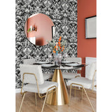 2973-90886 Sadie Black Parisian Damask Wallpaper