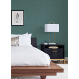 2973-90912 Bentley Teal Faux Linen Wallpaper