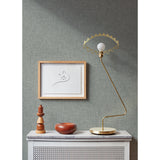 2973-90914 Bentley Slate Faux Linen Wallpaper