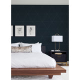 2973-91011 Twilight Black Geometric Wallpaper