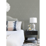 2973-91012 Twilight Silver Geometric Wallpaper