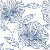2973-91135 Mythic Blue Floral Wallpaper
