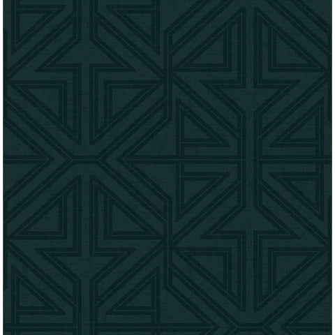 2975-26228 Kachel Teal Geometric Wallpaper