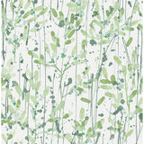 2975-26241 Leandra Green Floral Trail Wallpaper